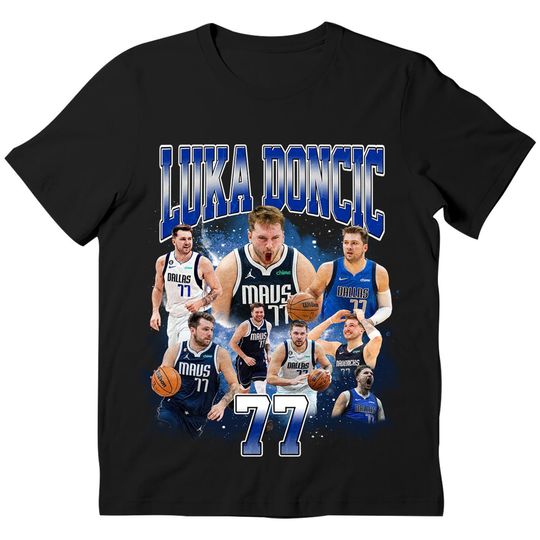 Luka Doncic Shirt Dallas Basketball Shirt | Unisex Short Sleeved T Shirt | Summer Casual Tee| Gift for Indiana Basketball fan | Vintage Streetwear