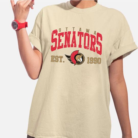 Ottawa Senators Shirt, Vintage Ottawa Senators Shirt | Unisex Short Sleeved T Shirt | Summer Casual Tee| Gift for Indiana Basketball fan | Vintage Streetwear