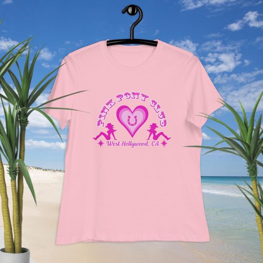 Pink Pony Club Girl Dancer Chappell Roan Women's Relaxed T-Shirt tee shirt