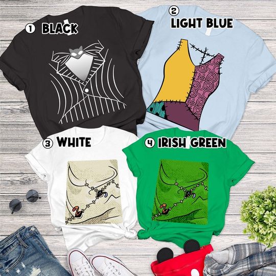 Jack Skellington Costume Shirt | Nightmare Before Christmas Shirt | Oogie Boogie Costume Family Costume Shirt, Family Halloween Costume Shirt