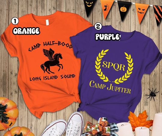 Camp Half Blood Long Island Sound Shirt, SPQR Camp Jupiter Shirt, Fall Training Camp Shirt, Percy Jackson Costume Shirt, Halloween Costume Shirt