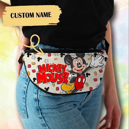 Personalize Legendary Mouse Fanny Pack Trendy Crossbag, Summer Trip Bag, Gift For Men And Women