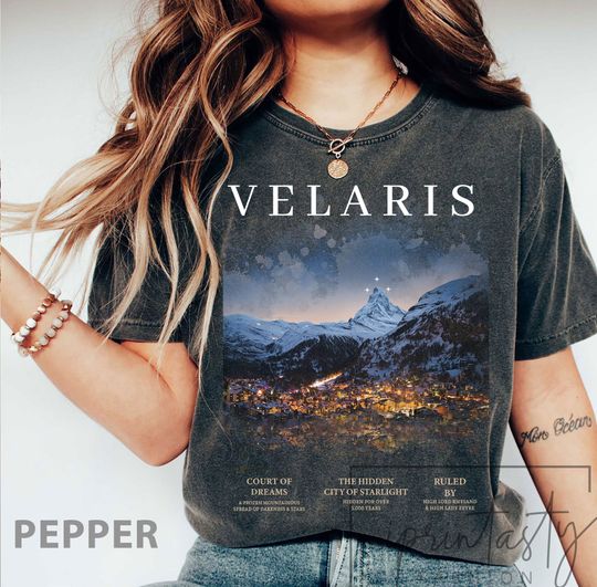 SJM merch, Velaris shirt, The Night Court t-shirt, SJM merch, A court of Thorns and ROSES, City of Starlight tee, iprintasty