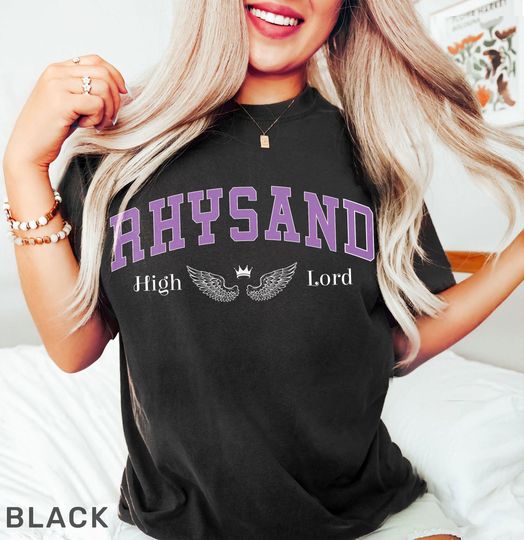 RHYSAND high lord og the night court t-shirt, Bat Boys Fan Club, ACOTAR, SJM merch, The Night Court Shirt, Acotar shirt