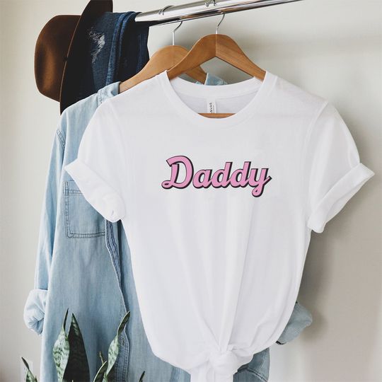 Discover Daddy T-Shirt, Baby Pink, Pale, Grunge, Aesthetic, Daddy Shirt ,Yes Daddy, Tumbler T-shirt, Paste, Fall Halloween