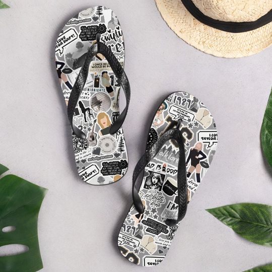 Discover Taylor Printing Flip Flops, Outdoor slippers, Comfort Beach slippers, Pool shoes, Summer slippers, outside slippers, beachwear