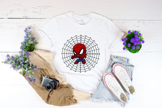 Spider-Man T-Shirt, Superhero T-Shirt, Birthday T-Shirt, Spiderman T-Shirt, Gift for Kids