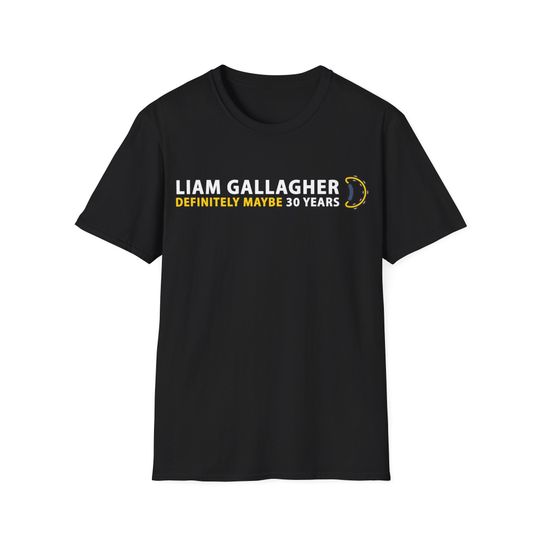 Liam Gallagher Oasis T-Shirt, Liam Gallagher Definitely Maybe Tour 2024 T-Shirt, Casual Cotton Short Sleeve T-shirt, Music Shirt for Fans, Music Men Summer Clothing