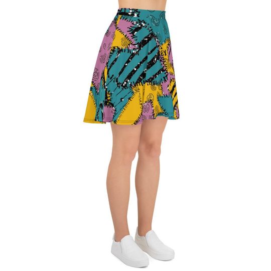 The Sally Skater Skirt, Disney Costume, Active Wear for A Park Day, Merch for A Fun Costume, Cosplay. Trip Styles
