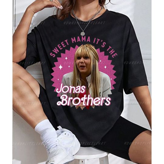 SWEET MAMA It's The Jonas Brothers Cotton TShirt - Band Merch - Fans gift - Vintage 90S Short Sleeve Shirt