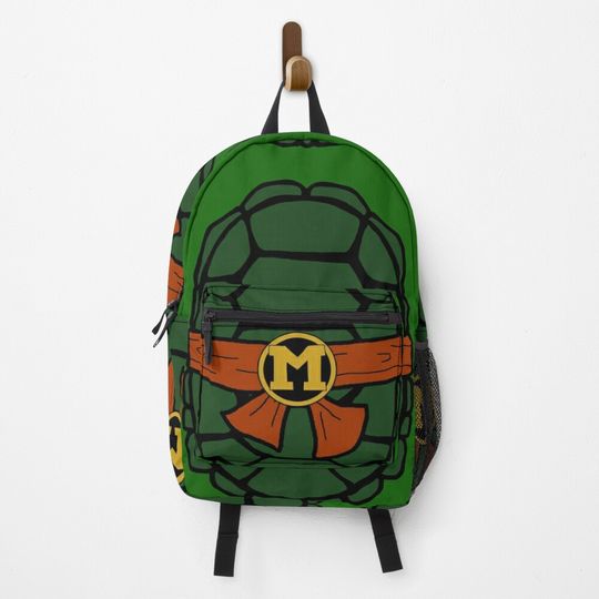 Ninja Turtle Mikey Backpack, Back to school gift, Cute Gift For Girl, Funny Backpack