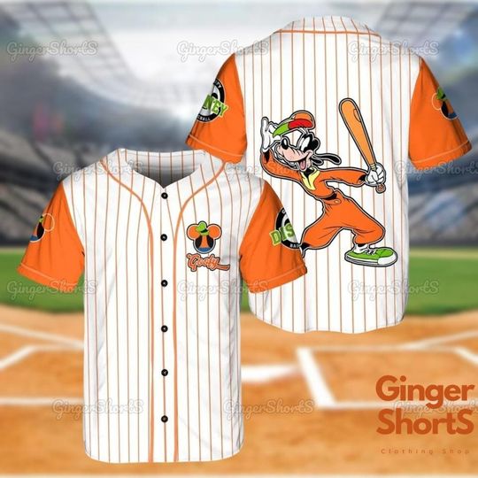 Funny Goofy Baseball Jersey, Comfortable Short Sleeve Sports Jersey for Men, Women, Kids - Trending Street Fashion