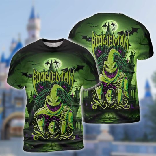 Oogie Boogie 3D Adult Kid T-shirt, The Nightmare Before Christmas Character All Over Print