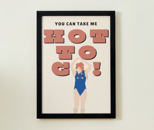 Chappell Roan HOT TO GO! Poster | Wall Art, Midwest Princess, Decor, Merch, Print, Music Poster, Room Decor