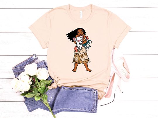 Moana Shirt, Disney Moana Shirt, Disneyland Shirt, Moana Princess Shirt, Moana And Pua Shirt, Disney Trip  Tee