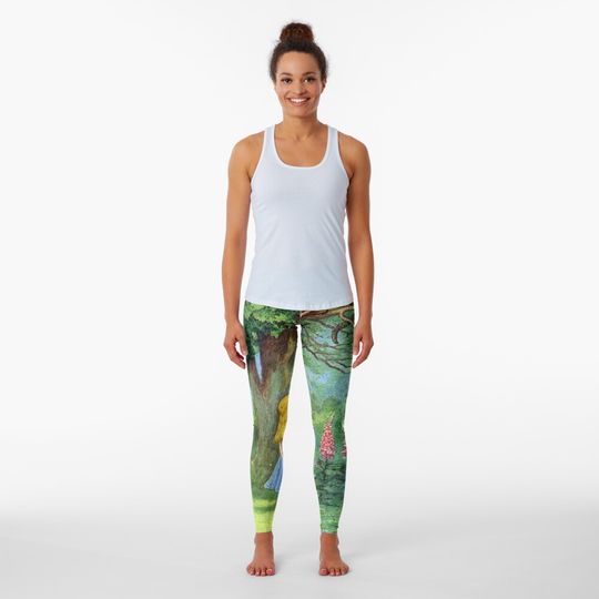 Cheshire Cat Leggings, Gift for Women, Funny Women Leggings, Comfortable Leggings