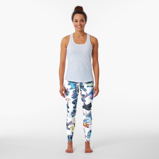 STITCH Leggings, Gift for Women, Funny Women Leggings, Comfortable Leggings