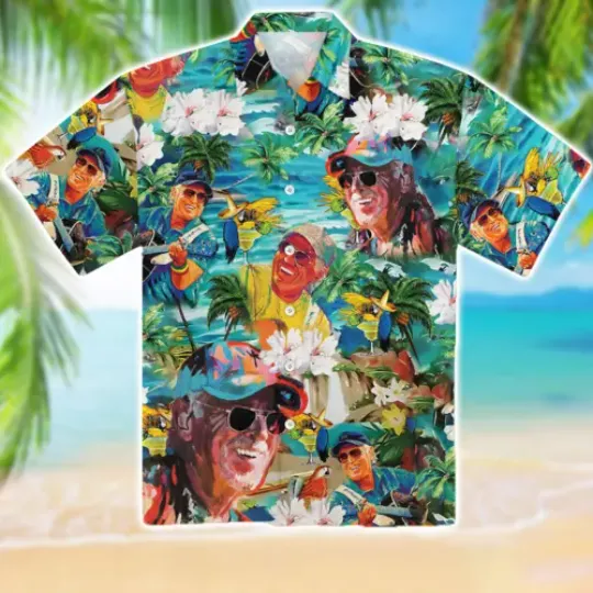 Jimmy Buffett Memorial Hawaiian Shirt, Jimmy Buffett Fan Gift Trending Street Fashion