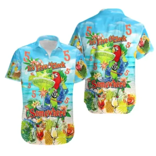 Jimmy Buffett Memorial Parrothead Hawaii 3D Summer Beach Shirt For Men and Women