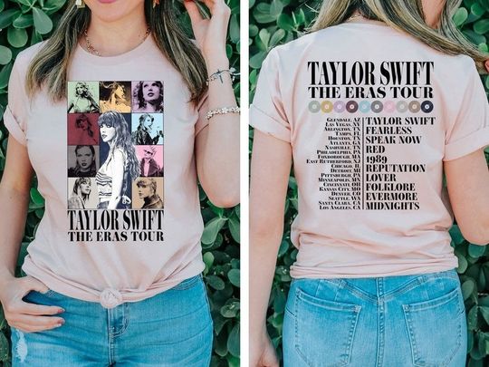 Two Sided Eras Tour Concert Shirt, Long Live Shirt, Concert Outfit, Her Song Lyric Shirt, Eras Tour Tee, TS Merch Shirt, Eras Tour Movie Shirt