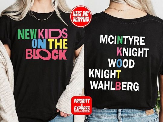 NKOT Block Vintage Shirt, NK on The Block T-shirt, Classic Rock Concert Tee, NKOT Block 2024 Concert Tshirt, NK on The Block Shirt