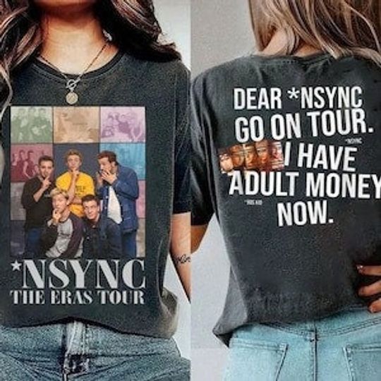 Vintage NSYNC Boy Band Shirt, Nsync Eras Shirt, 90s Boy Band Shirt, In my Nsync Reunion Era, Concert Music 2024 Shirt, Comfort Colors shirt
