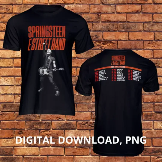 Bruce Springsteen 2024 World Tour Shirt, Bruce Springsteen Logo T-Shirt, Summer 2024 Concert Shirt, Gift For Fan