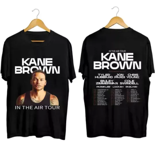 Kane Brown In The Air Tour 2024 Shirt, Kane Brown Fan Shirt, Summer 2024 Concert Shirt, Gift For Fan