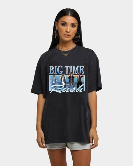 Big Time Rush Shirt, Big Time Rush Bootleg Shirt 90s Vintage Shirt, Big Time Rush Tee, Pop Music Fan Merch Big Time Rush Homage Sweatshirt
