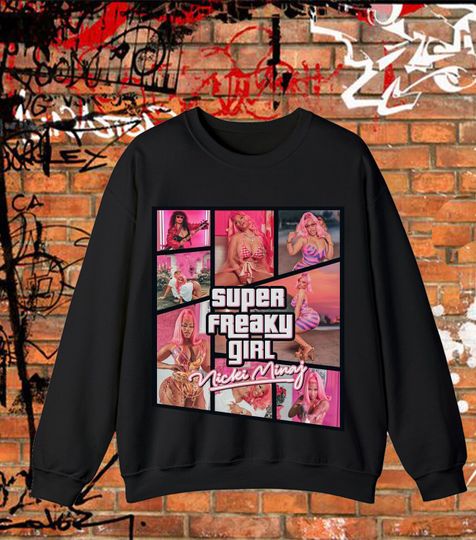 Vintage Nicki Minaj T-Shirt | Unisex Shirt | Long Sleeve Sweatshirt | Men And Women Shirt