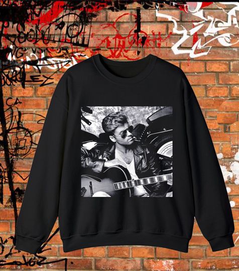 Vintage George Michael T-Shirt | Unisex Shirt | Long Sleeve Sweatshirt | Men And Women Tshirt