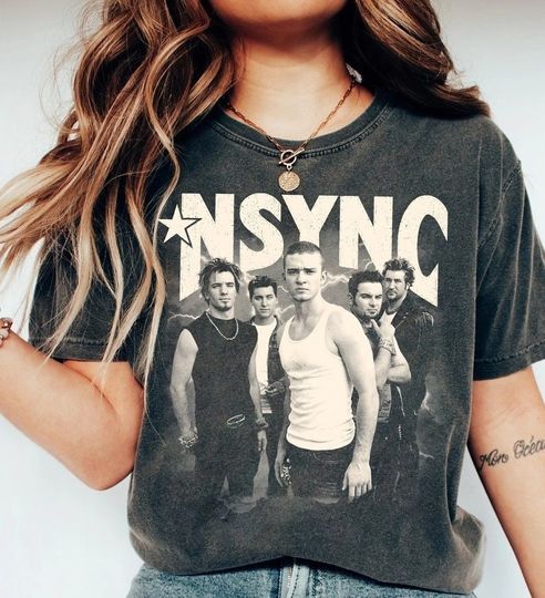 Vintage Nsync 90s Shirt, In My Nsync Reunion Era Shirt, Nsync Band Merch, Nsync Album Tee, Gift For Fan