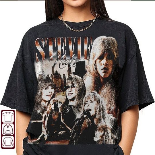 Vintage Stevie Nicks 2024 Tour Shirt,Stevie Nicks Live On Tour 2024,Graphic Stevie Nicks Shirt,Music tour 2024 shirt,Gift for fans