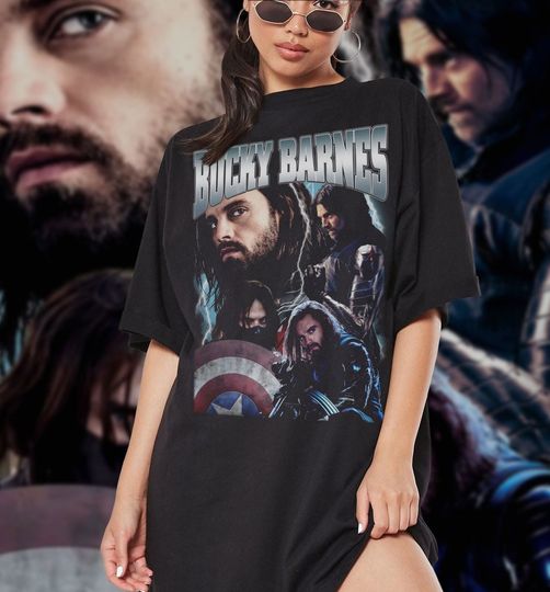 BUCKYY Bn Barnes T-Shirt, BUCKYY Bn Barnes Winter Soldier Shirt , Sebastian Stan Shirt, Sebastian Stan Comfort Color Shirt Gift for Movie Fans