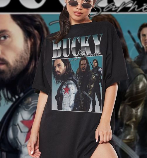 BUCKYY Bn Barnes Shirt, BUCKYY Bn Barnes Winter Soldier T shirt , Sebastian Stan TShirt, Sebastian Stan Comfort Color Shirt Gift for Movie Fans