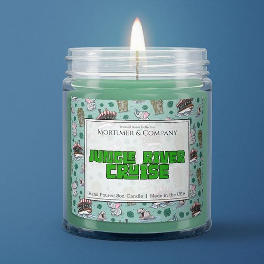 Disneyland Adventureland Jungle Cruise Inspired Scented Candle