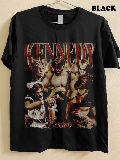 Leon Kennedy Bootleg T-Shirt, Gift For Fans Leon S. Kennedy Comfort Colors Shirt, Retro Leon S. Kennedy Vintage T-Shirt