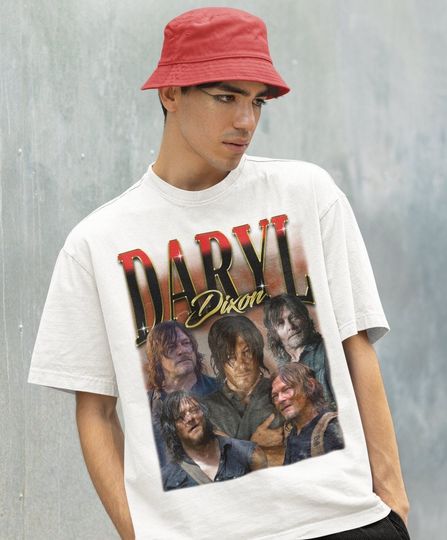 Daryl Dixon Shirt, Classic Graphic Movie Character Shirt, Vintage 90s Daryl Dixon Bootleg Tee, Daryl Dixon Comfort Color Shirt