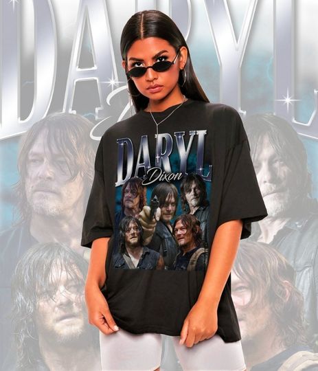 Daryl Dixon Shirt, Classic Graphic Movie Character Shirt, Vintage 90s Daryl Dixon Tee, Daryl Dixon Comfort Color Shirt