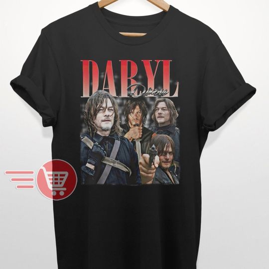 Daryl Dixon Shirt, Daryl Dixon TShirt, Norman Reedus Shirt, Rick Grimes Shirt, The Walking D Vintage Shirt Comfort Color Shirt