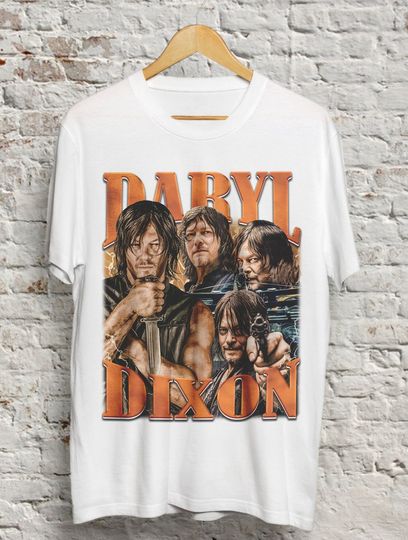 Daryl Dixon Shirt, Daryl Dixon T-Shirt, Norman Reedus Shirt, Rick Grimes Shirt, The Walking D Vintage Shirt Comfort Color Shirt