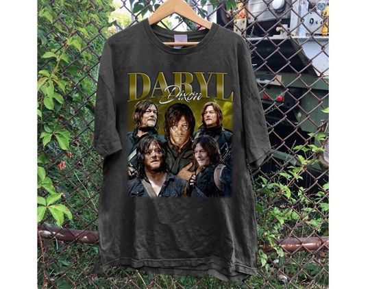 Daryl Dixon Comfort Color Shirt , Daryl Dixon T-Shirt, Norman Reedus Shirt, Rick Grimes Shirt, The Walking D Vintage Shirt