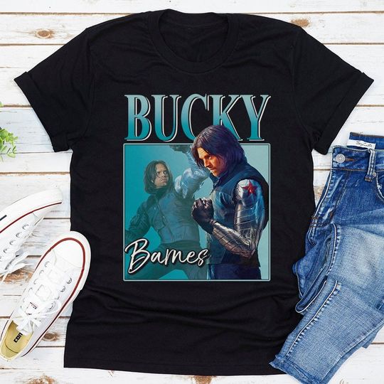 Sebastian Stan Shirt, Sebastian Stan T-Shirt, Vintage Sebastian Stan Shirt, BUCKYY Bn Barnes Winter Soldier Shirt Sebastian Stan