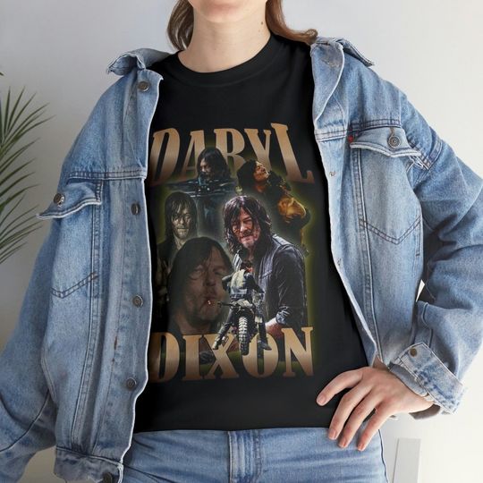 Limited Daryl Dixon Shirt The Walking D Vintage T-Shirt, Daryl Dixon Shirt, Limited Daryl Dixon Vintage T-Shirt, Graphic Unisex T-shirt