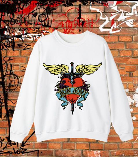 Vintage Bon Jovi T-Shirt | Unisex Shirt | Long Sleeve Sweatshirt | Men And Women