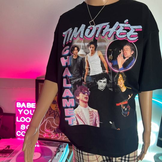 Timothee Chalamet Retro Comfort Color Shirt, Timothee Chalamet Tribute Celebrity Shirt, Limited Timothee Chalamet Shirt, Trendy Shirts