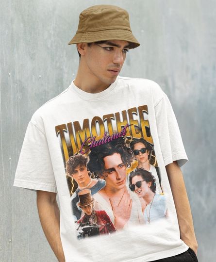 Timothee Chalamet Retro Comfort Color Shirt, Timothee Chalamet Tribute Celebrity Shirt, Timothee Chalamet Bootleg Shirt