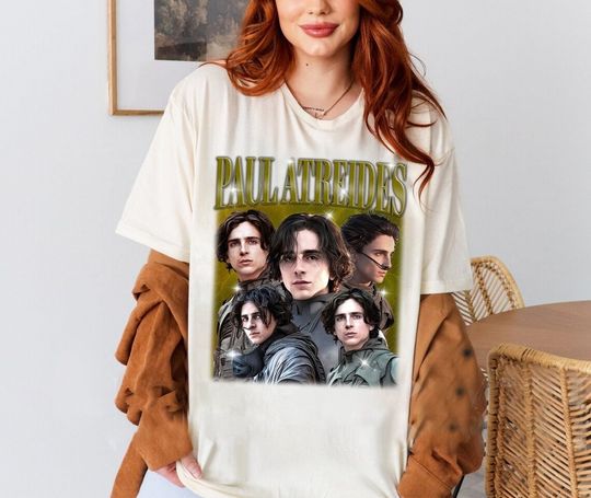 Paul Atreides Vintage T-Shirt, Limited Paul Atreides Timothee Chalamet T-Shirt, Gift For Women and Man Unisex, 90s Vintage Shirt