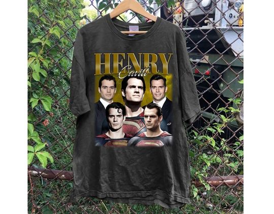HENRY CAVILL Shirt, Henry Cavill Homage Tshirt, Henry Cavill Fan Tee, Henry Cavill Homage Retro Tee movie 90s, Henry Cavill Bootleg shirt