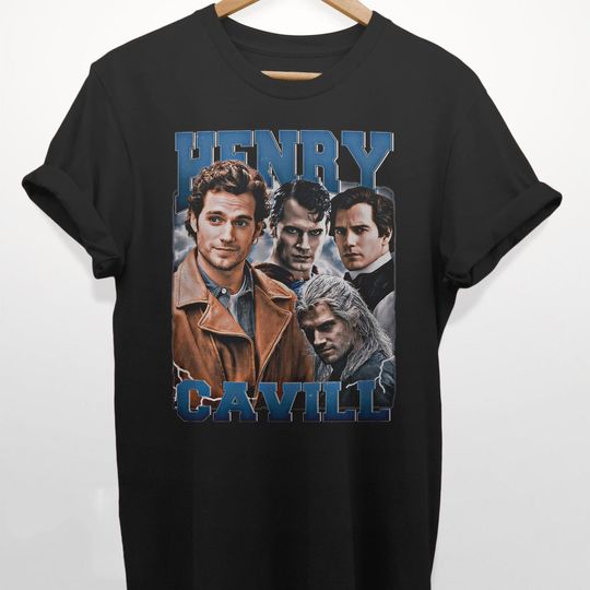 Retro Henry Cavill Shirt, Henry Cavill T-shirt, Henry Cavill Shirt, Henry Cavill Fans Gift, Henry Cavill Vintage Shirt, Henry Cavill Bootleg